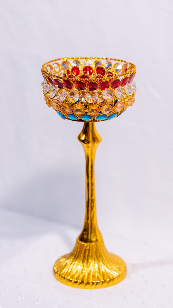 CRYSTAL CANDLE HOLDER
