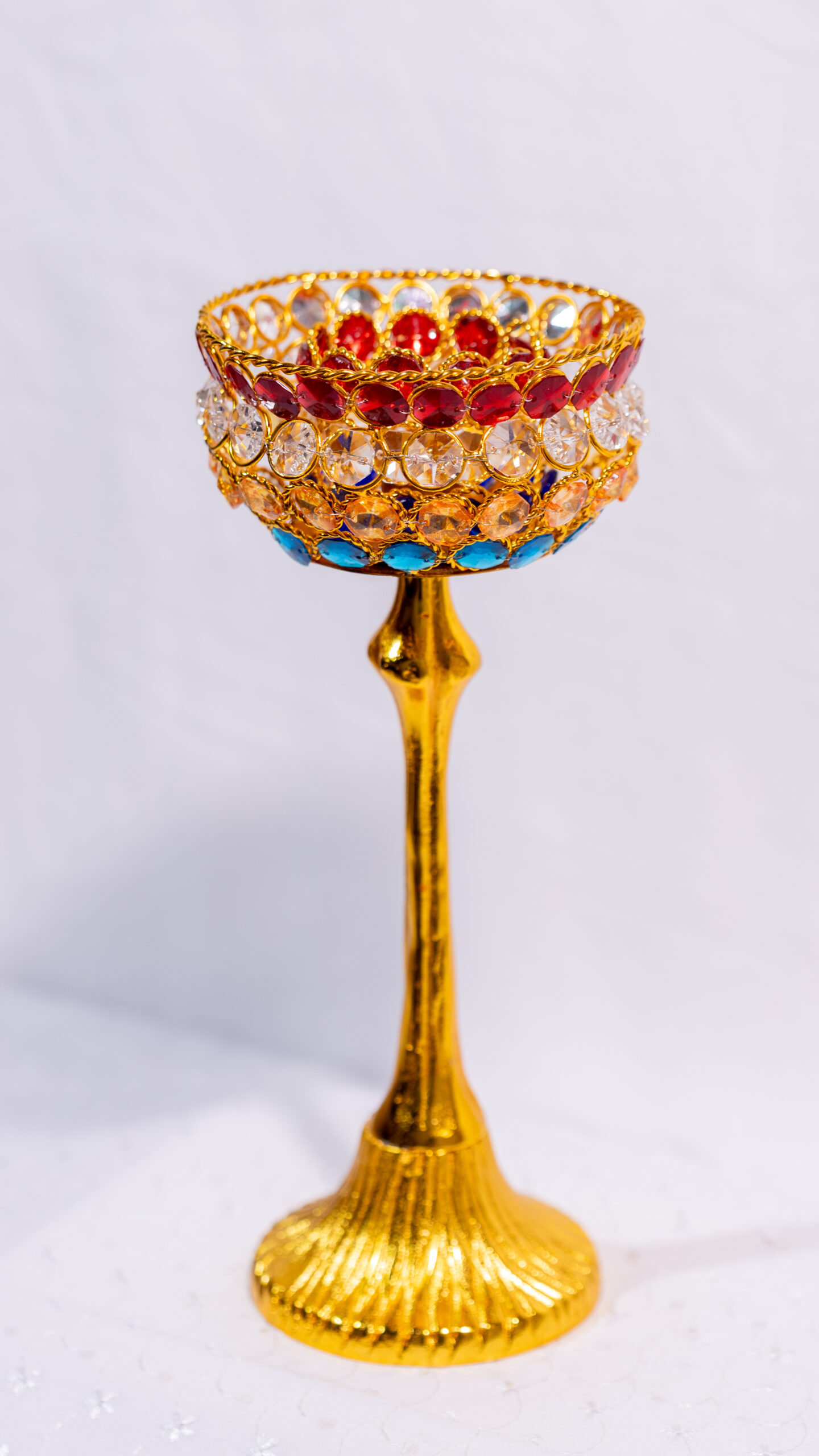 CRYSTAL CANDLE HOLDER